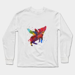 Flying Pig Long Sleeve T-Shirt